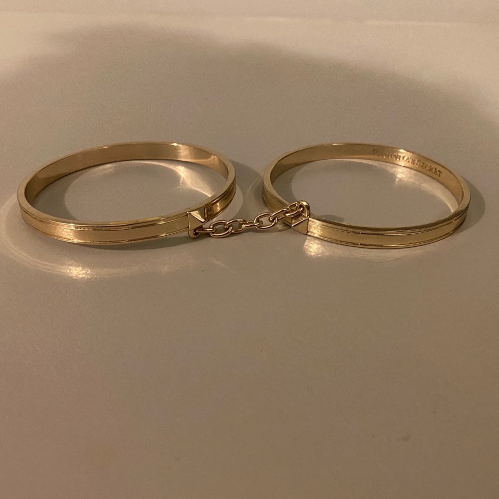 Victoria's Secret Gold Cuff Bracelets